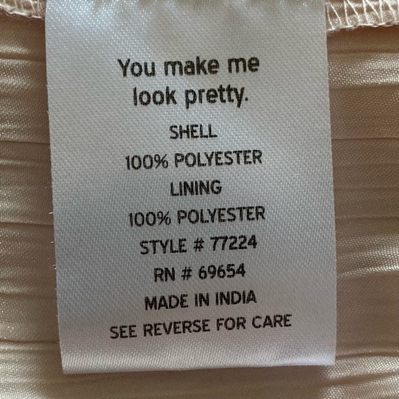 Rahi Leila Luster Long Sleeve Maxi Dress in Blush | Crossover Front | Open Back - Picture 3 of 12